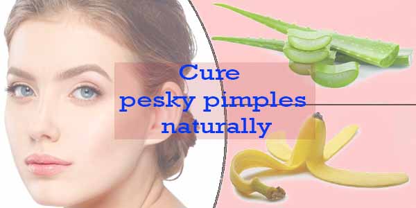cure pimples naturally
